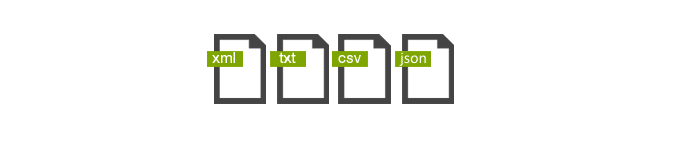 Format types de vos catalogues produits